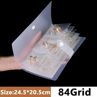 Stylish Anti-Oxidation Jewelry Storage Album - Elegant Desktop Organizer for Necklaces, Bracelets, and Rings