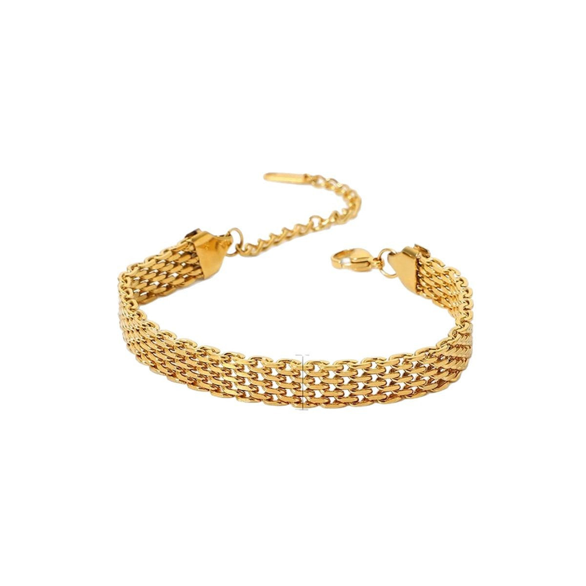 Woven Snake Bone Chain Titanium Steel Bracelet