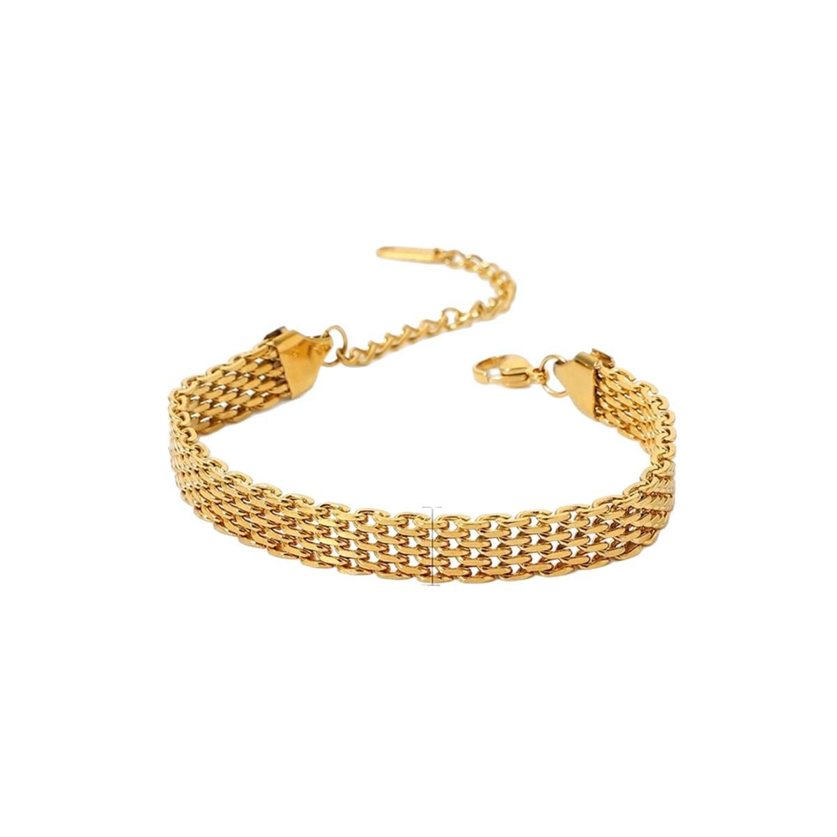 Woven Snake Bone Chain Titanium Steel Bracelet