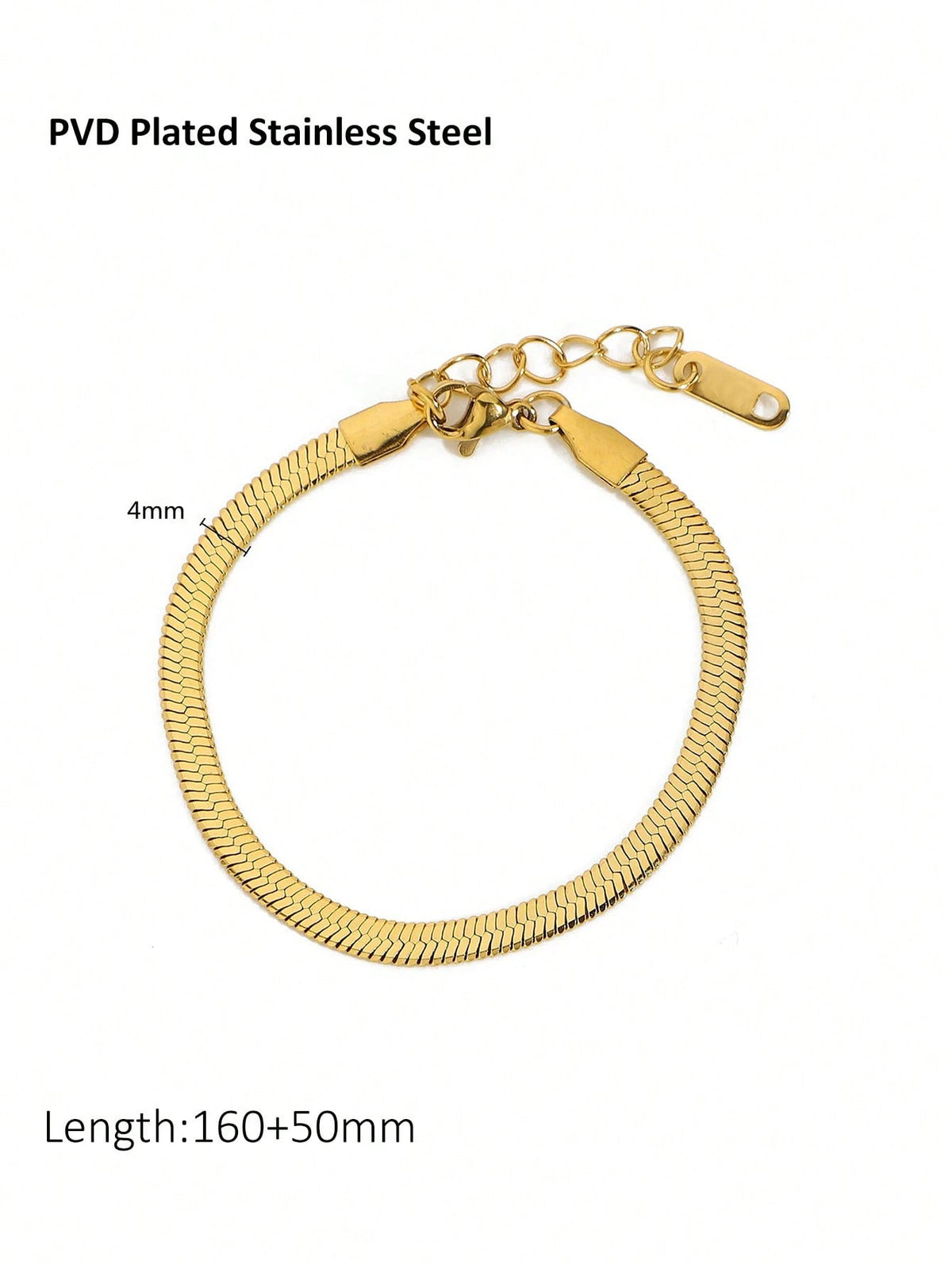 Woven Snake Bone Chain Titanium Steel Bracelet