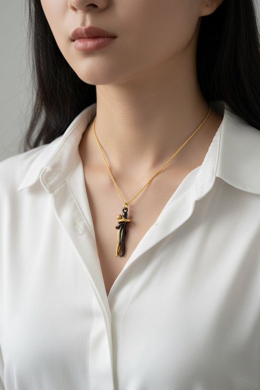 Hugging lovers Necklace