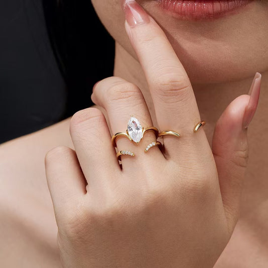 3 set Marquise Luxury Rings