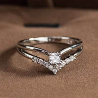 Stunning Rose Gold Heart-Shaped Crystal Wedding Ring for Women – Perfect Engagement Jewelry and Gifts